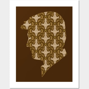 Leaf on the Wind Damask (Mal Edition) Posters and Art